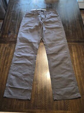 Berne Mens Flex Duck Relaxed Fit Carpenter Pants Bootcut Size 34x34 Grey H171  I